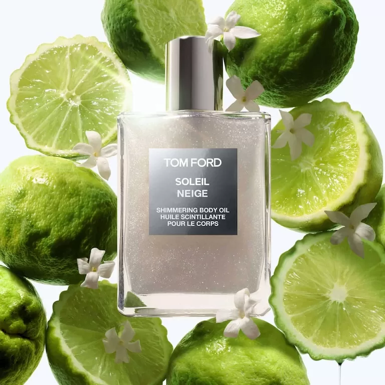 Aceite corporal brillante Soleil Neige