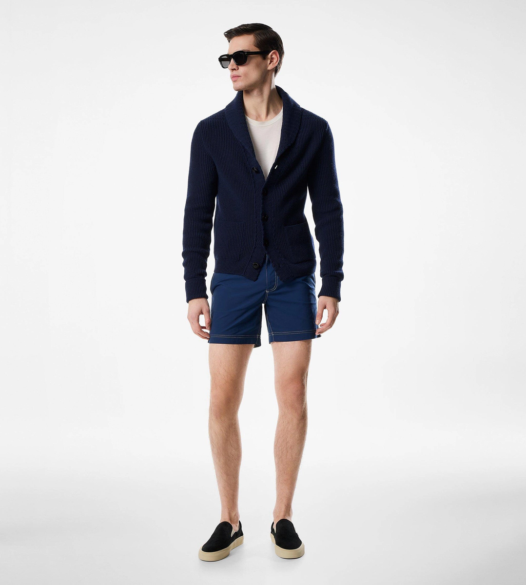 BAÑADOR DE NYLON EN CONTRASTE