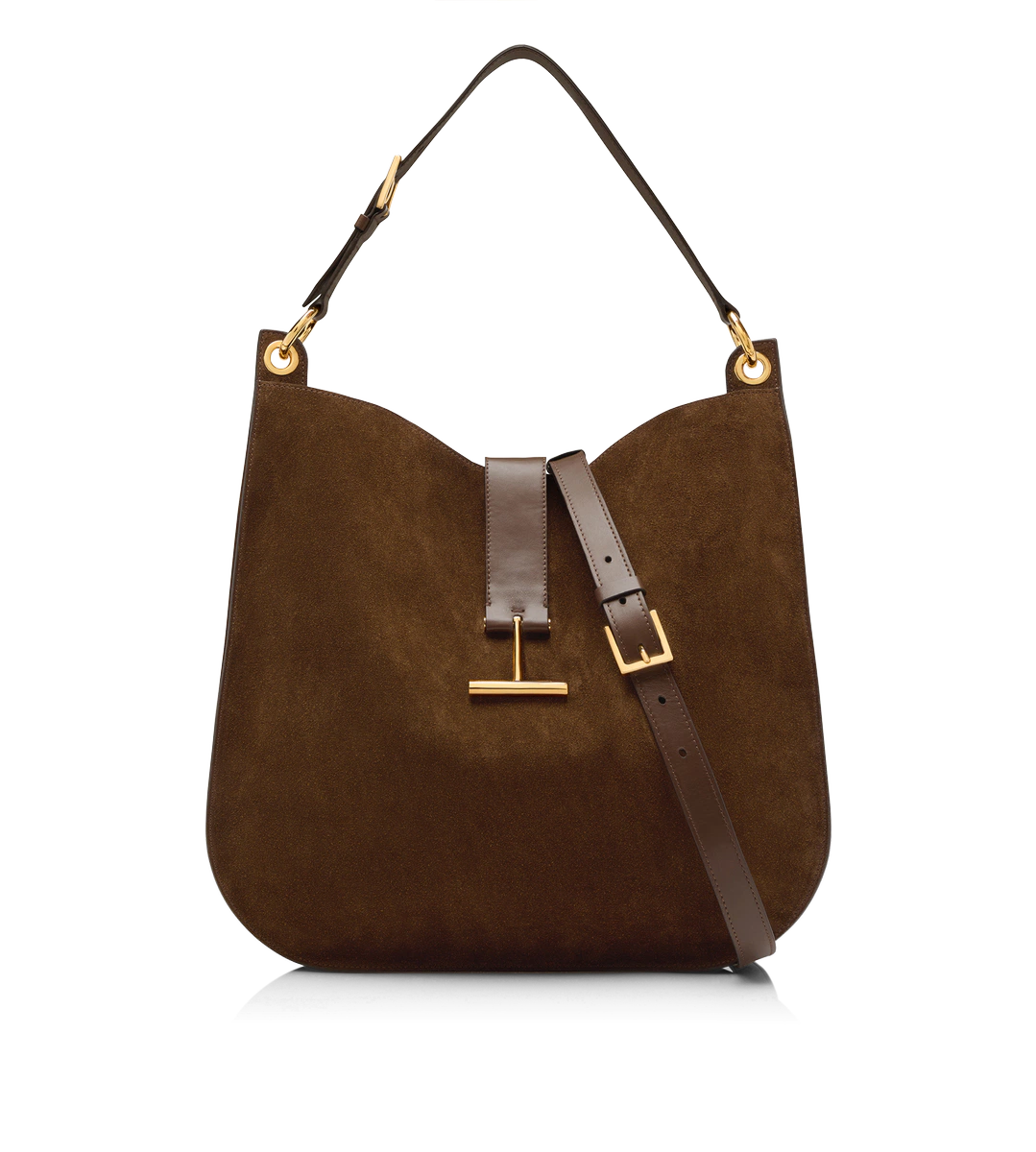 BANDOLERA GRANDE TARA DE PIEL ANTE Y PIEL LISA