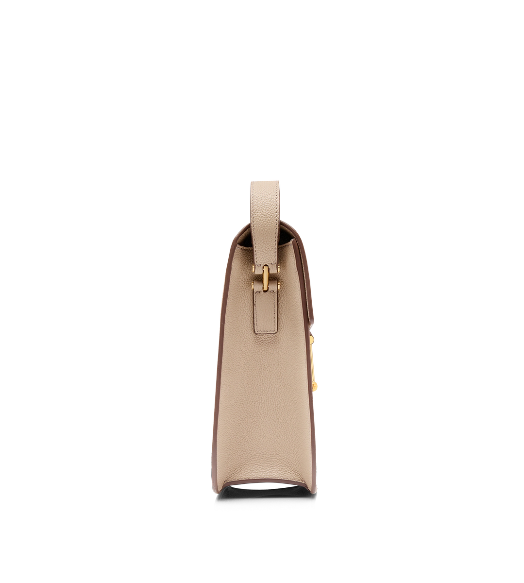 BANDOLERA MEDIANA TARA DE PIEL GRANULADA