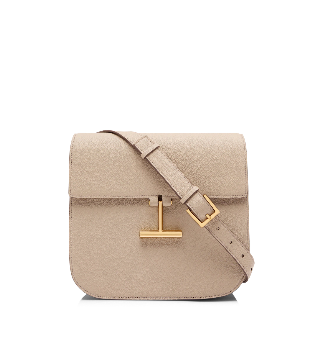 BANDOLERA MEDIANA TARA DE PIEL GRANULADA