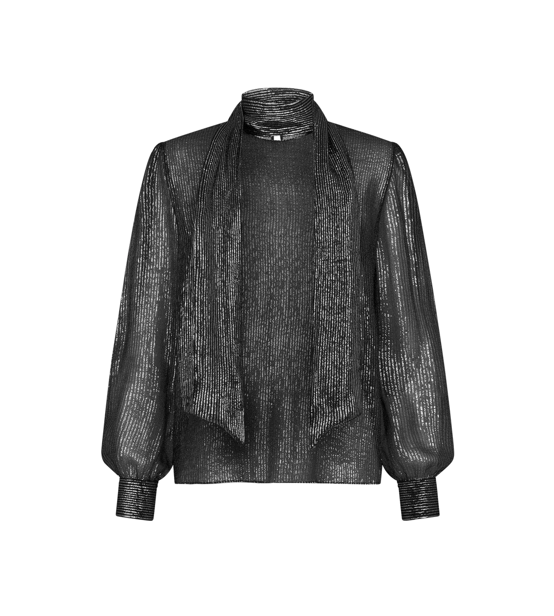 BLUSA LAVALLIERE DE MANGA LARGA