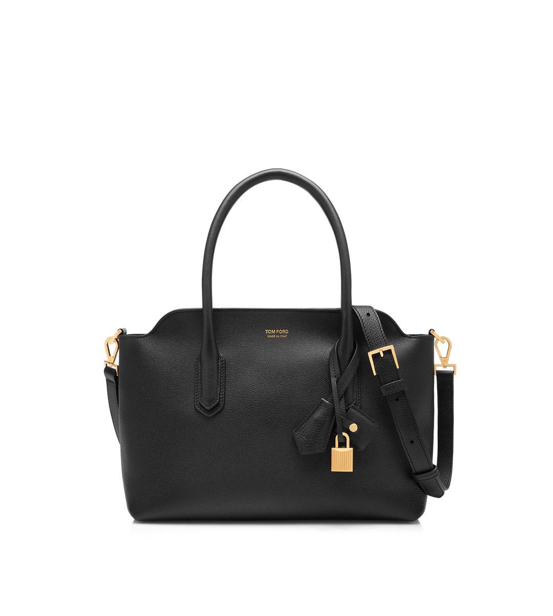 BOLSO ALEXANDER MEDIANO DE CUERO GRANULADO NATURAL CON ASA SUPERIOR