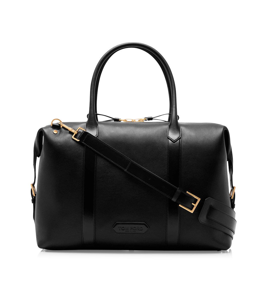 BOLSO DE BOLSA DE CUERO LISO CON HEBILLA LATERAL