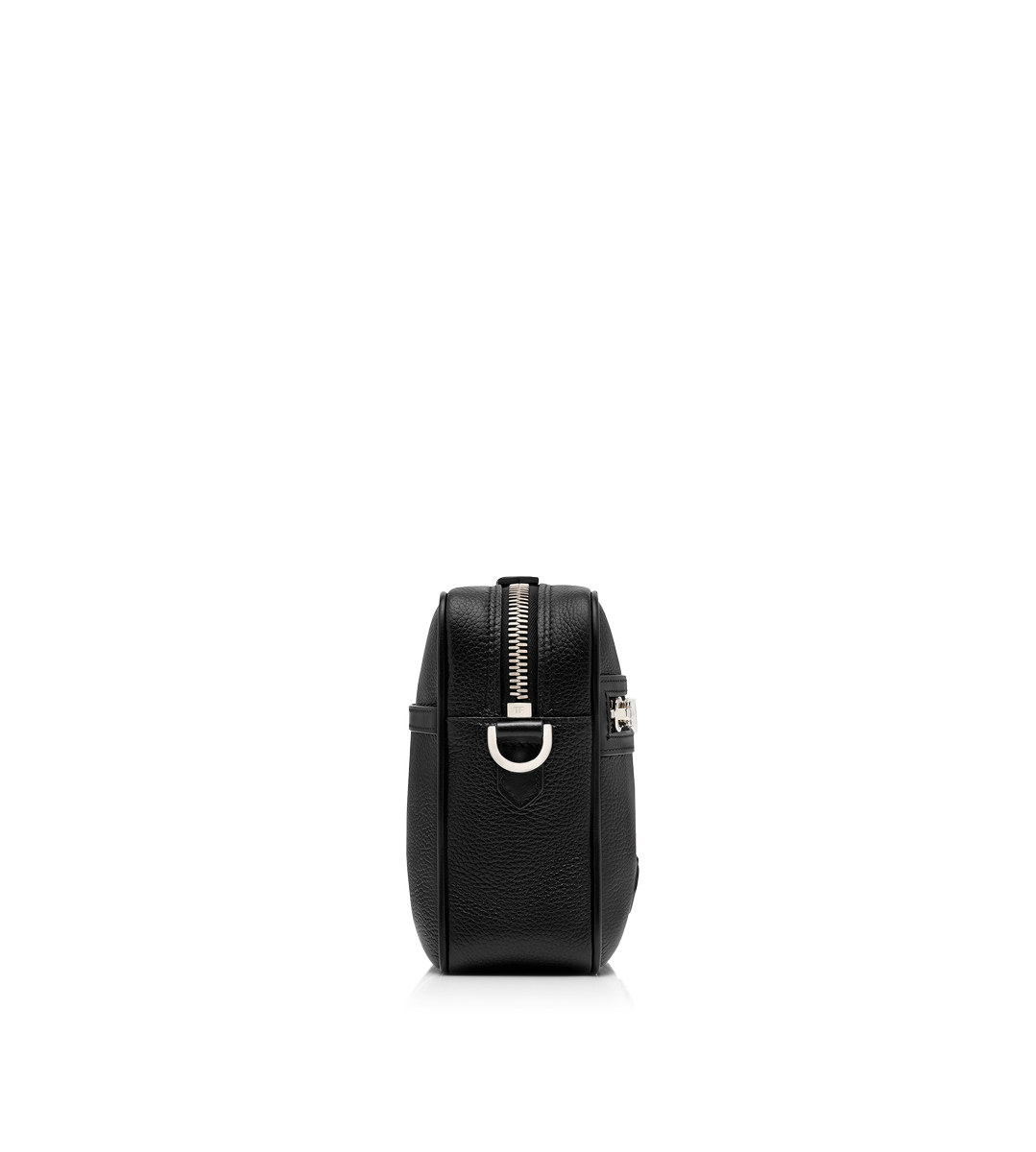 BOLSO DE MENSAJERO MEDIANO DE VIAJE DE PIEL GRANULADA