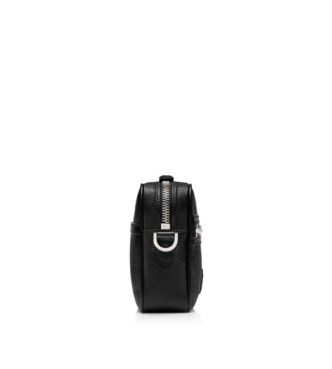 BOLSO DE MENSAJERO PEQUEÑO DE VIAJE DE CUERO GRANULADO