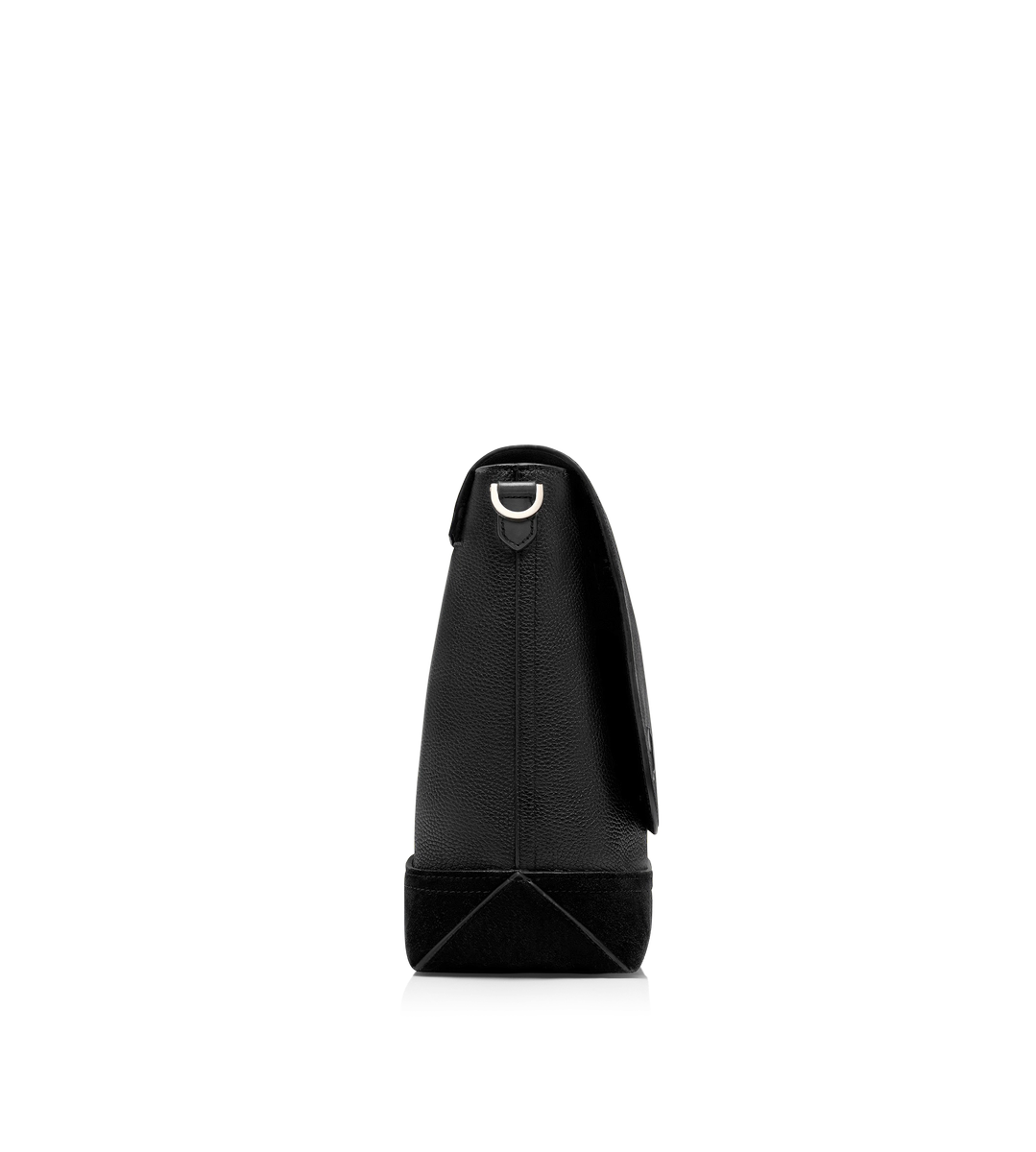 BOLSO MENSAJERO DEPORTIVO CHIC CON SOLAPA DE PIEL Y ANTE