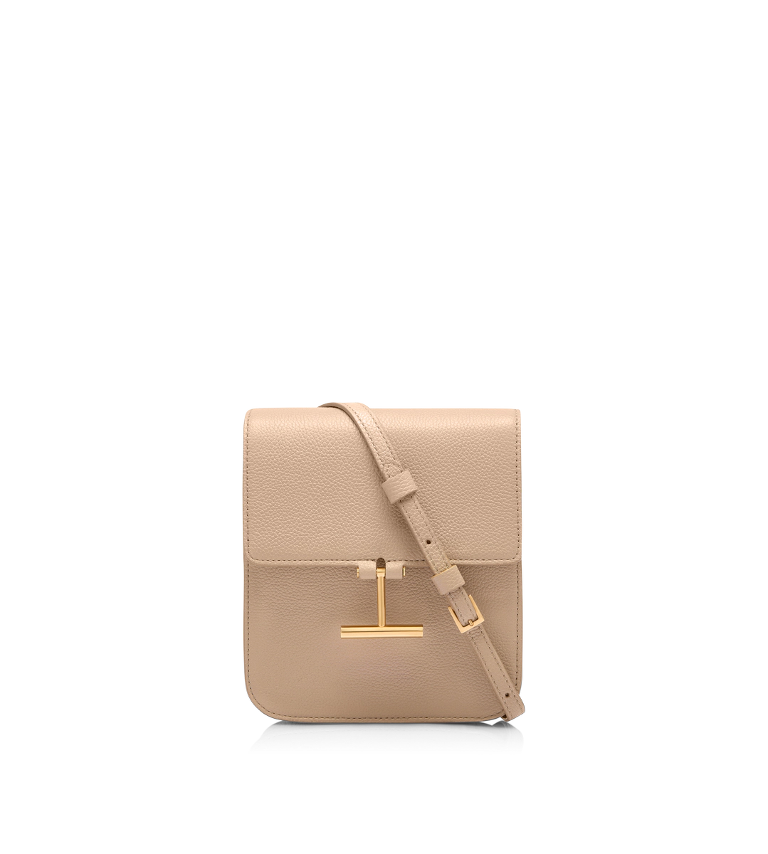 BOLSO MINI TARA DE PIEL GRANULADA CON ASIENTO