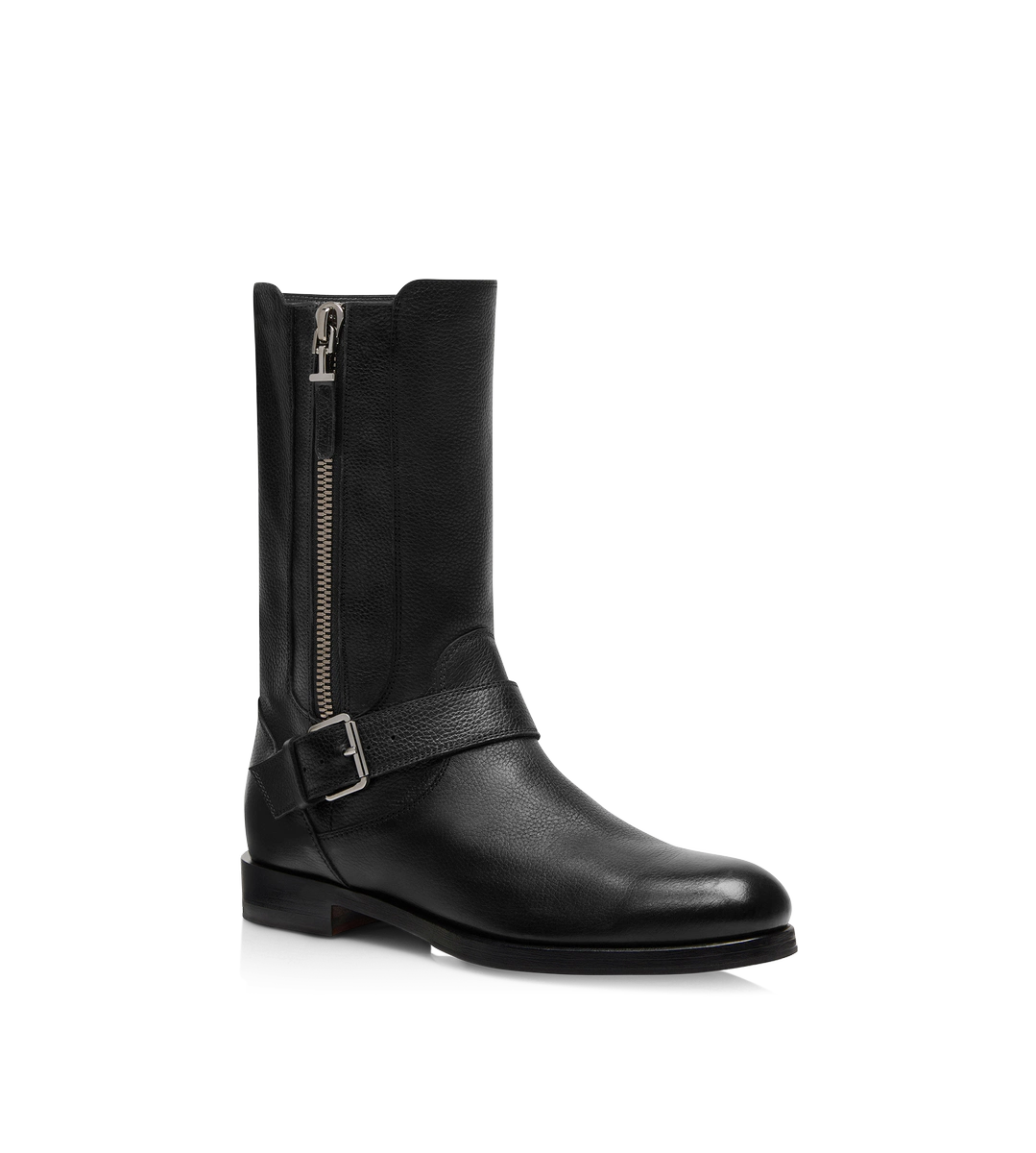 BOTÍN MARIANNE DE PIEL GRANULADA