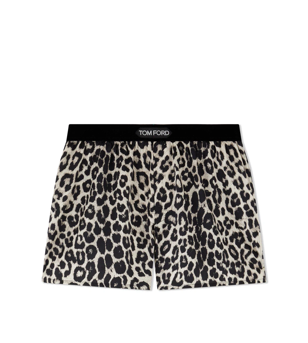 BOXERS DE SEDA DE LEOPARDO DE LAS NIEVES