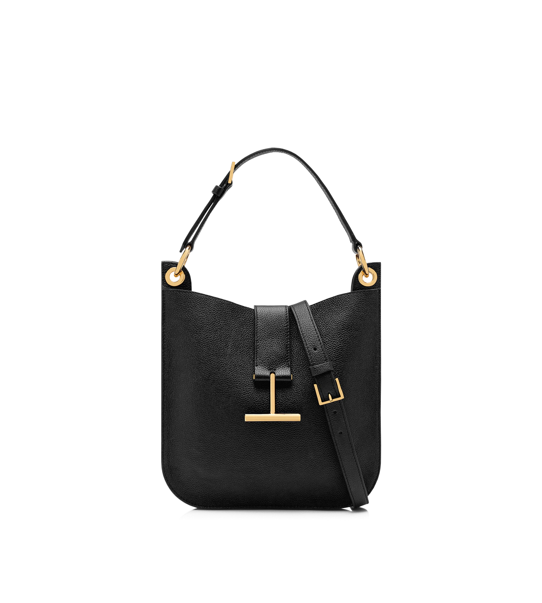 Bandolera pequeña Tara de piel granulada