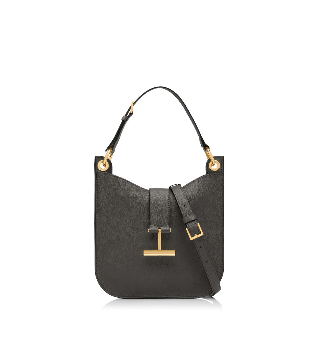 Bandolera pequeña Tara de piel granulada