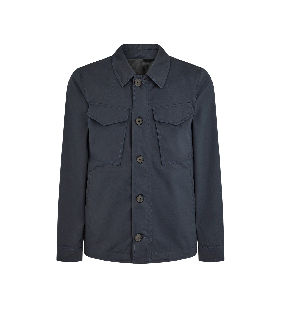 CAMISA DE CAMPO DE ALGODÓN Y SEDA