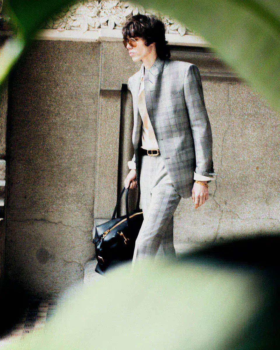 CAMISA DE SARGA DE SEDA SLIM FIT