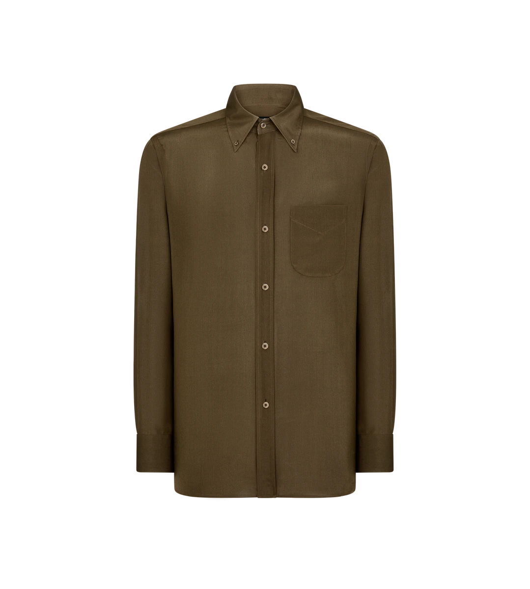 CAMISA DE SATÉN DE CREPÉ CON AJUSTE FLUIDO