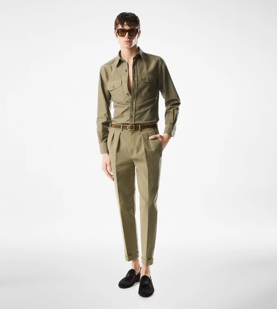 CAMISA MILITAR DE MOLESKIN LIGERA