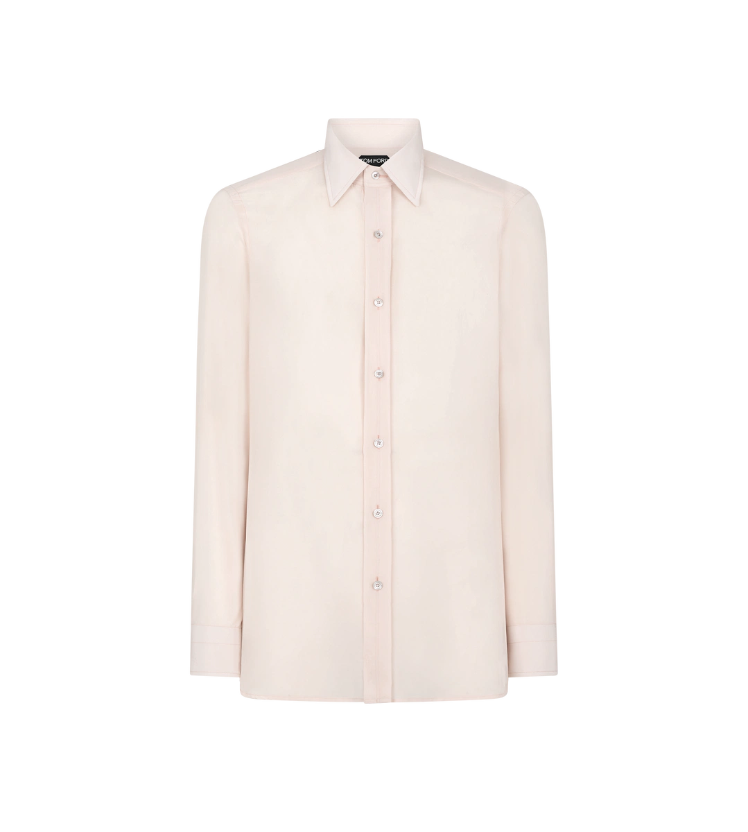 CAMISA SLIM FIT DE POPELINA DE SEDA LAVADA