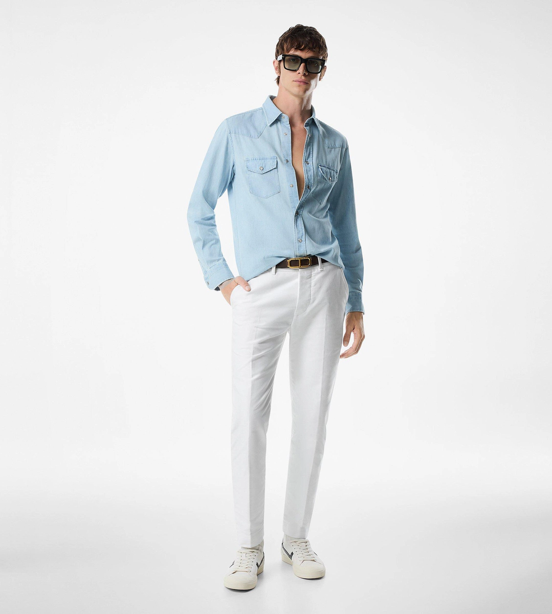 CAMISA VAQUERA DE CHAMBRAY VAQUERA