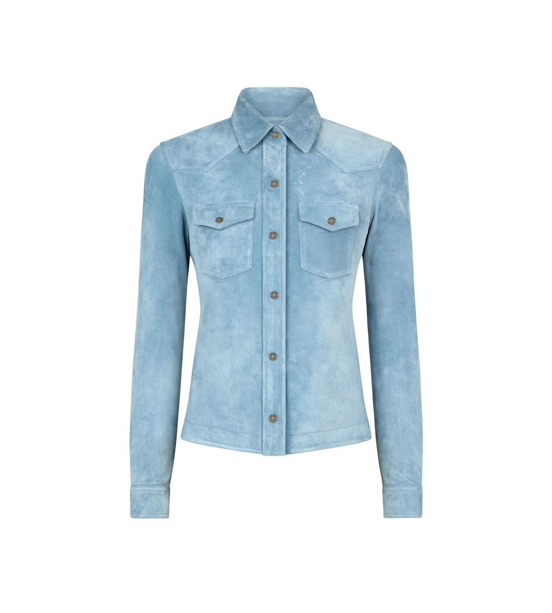 CAMISA WESTERN DE ANTE Y CACHEMIRA