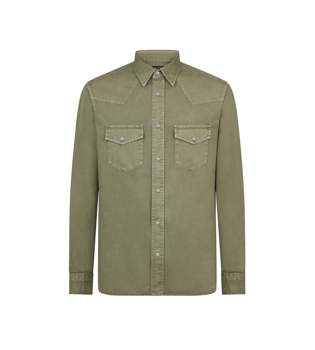 CAMISA WESTERN DE SARGA COLOR MELOCOTÓN