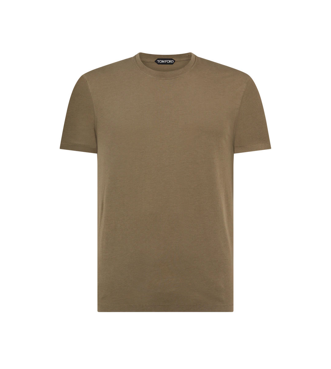 CAMISETA DE ALGODÓN LYOCELL CON CUELLO REDONDO