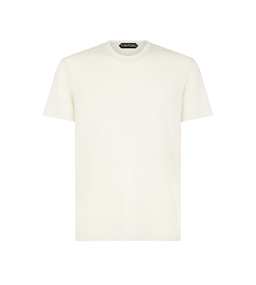 CAMISETA DE ALGODÓN LYOCELL CON CUELLO REDONDO