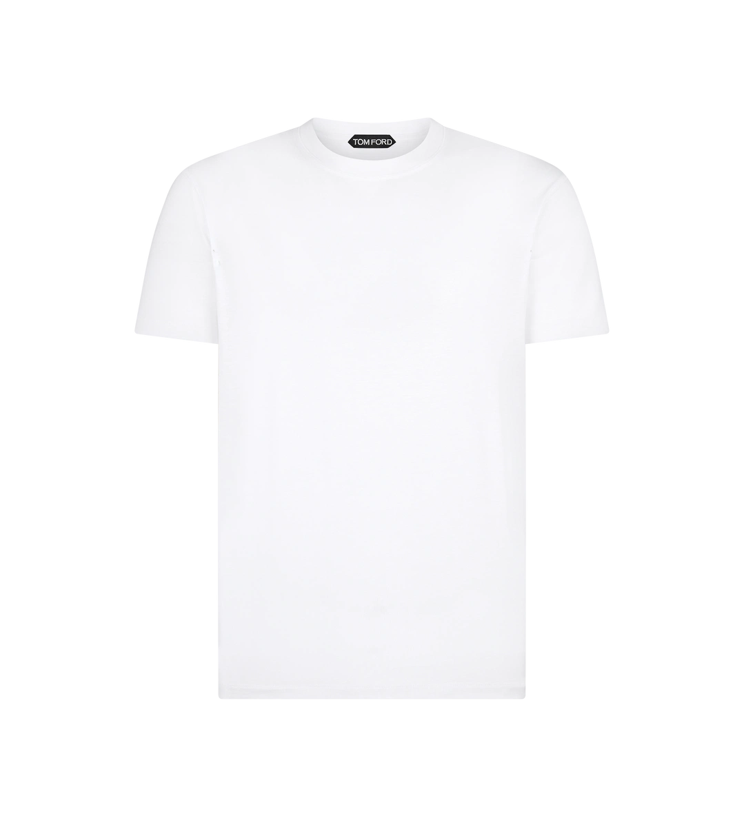 CAMISETA DE ALGODÓN LYOCELL CON CUELLO REDONDO