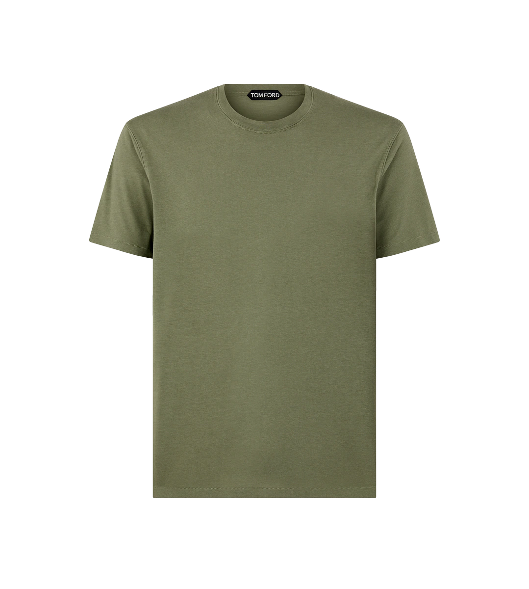 CAMISETA DE ALGODÓN LYOCELL CON CUELLO REDONDO