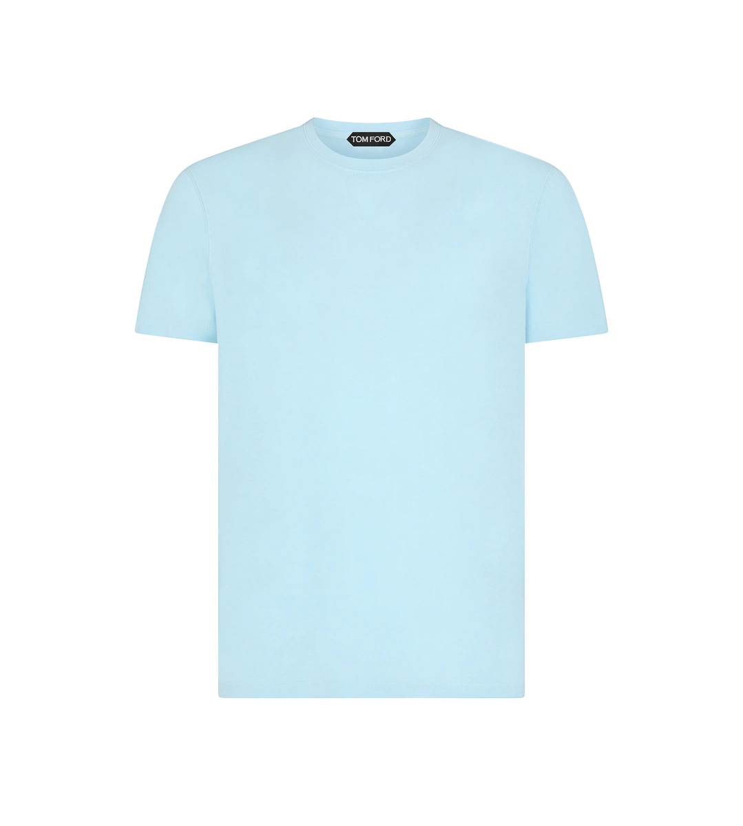 CAMISETA DE ALGODÓN LYOCELL CON CUELLO REDONDO