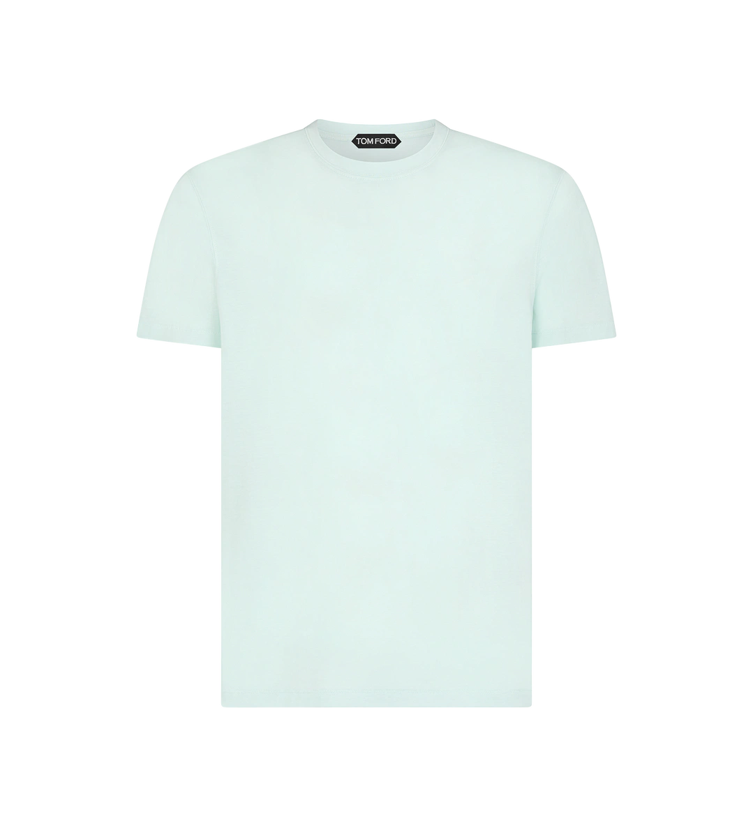 CAMISETA DE ALGODÓN LYOCELL CON CUELLO REDONDO