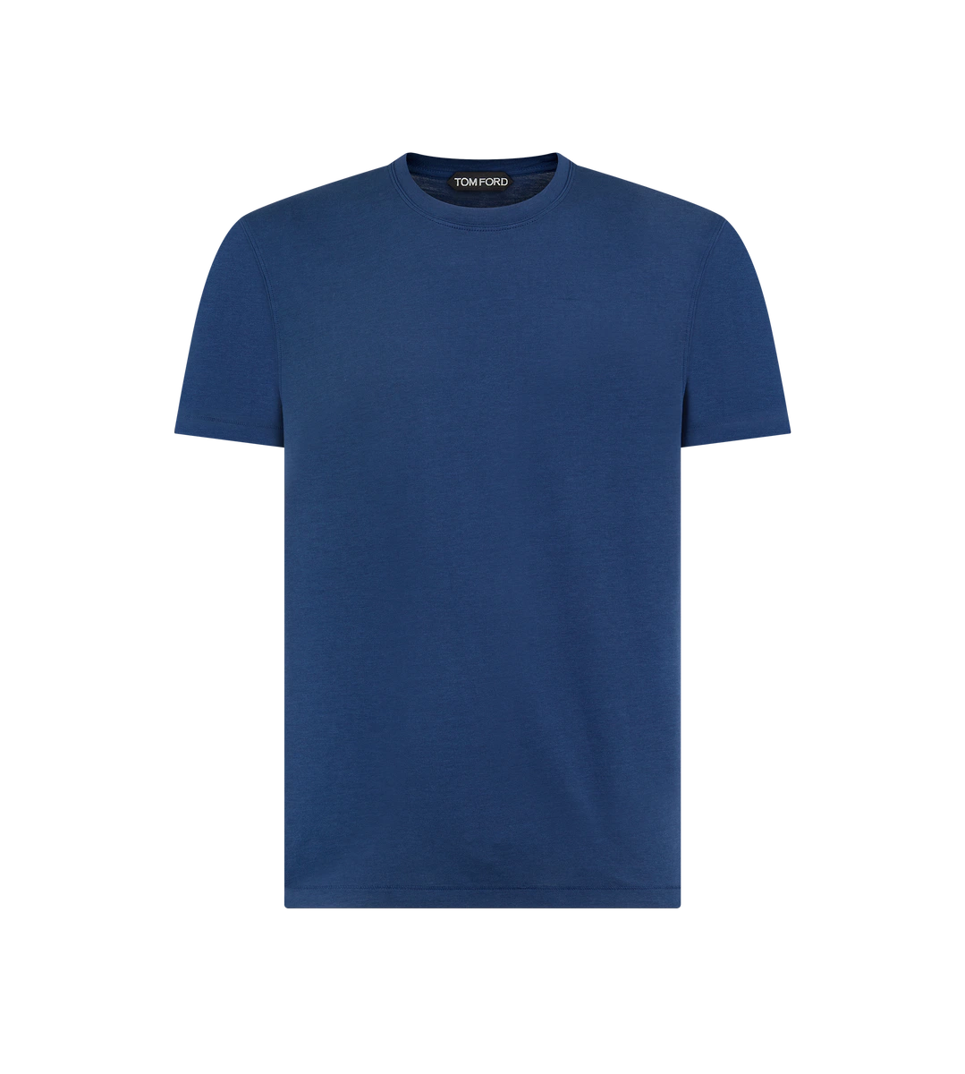 CAMISETA DE ALGODÓN LYOCELL CON CUELLO REDONDO