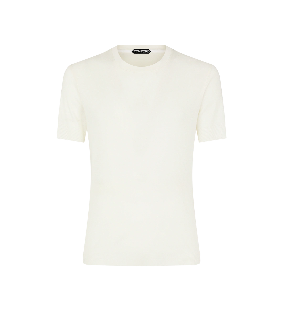 CAMISETA DE CUELLO REDONDO CON CANALÉ COLOCADO