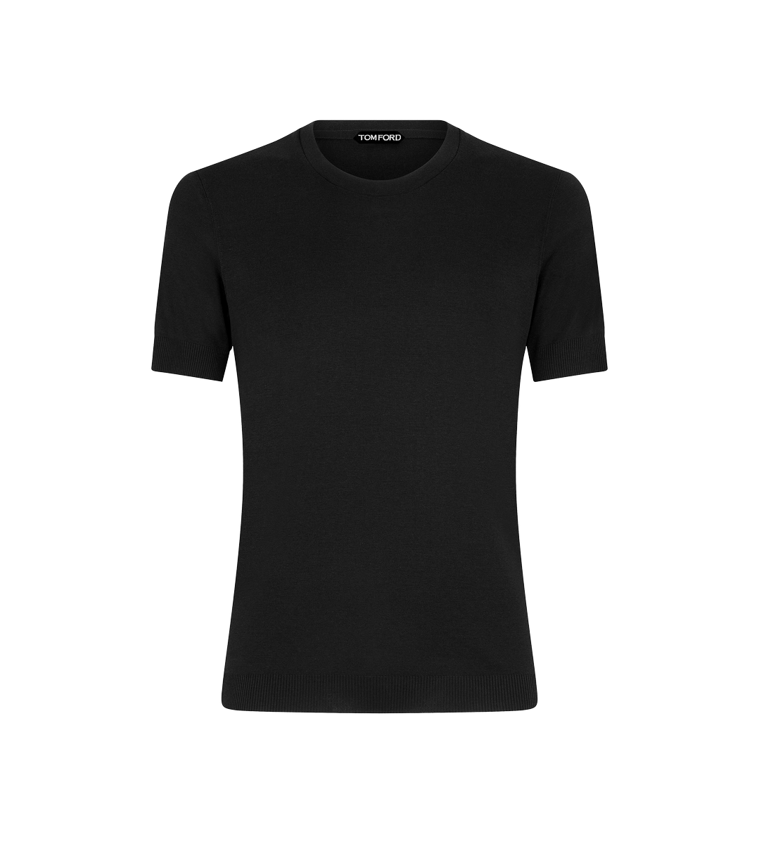 CAMISETA DE CUELLO REDONDO CON CANALÉ COLOCADO