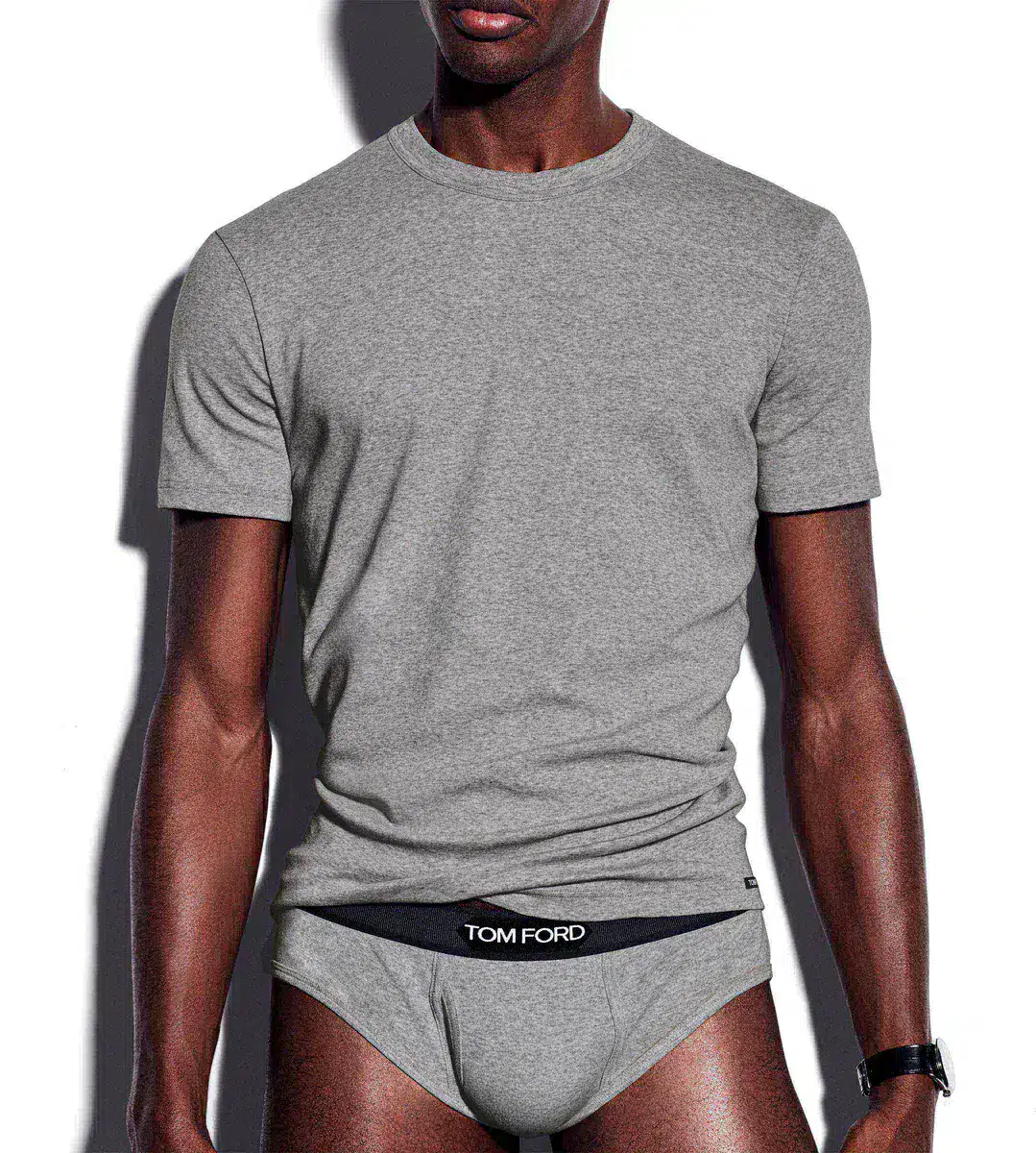 CAMISETA DE CUELLO REDONDO DE ALGODÓN