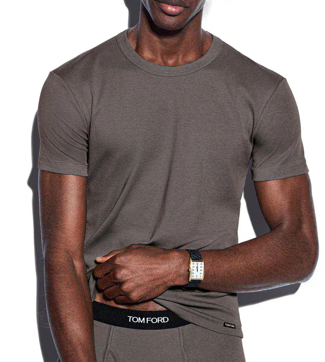 CAMISETA DE CUELLO REDONDO DE ALGODÓN