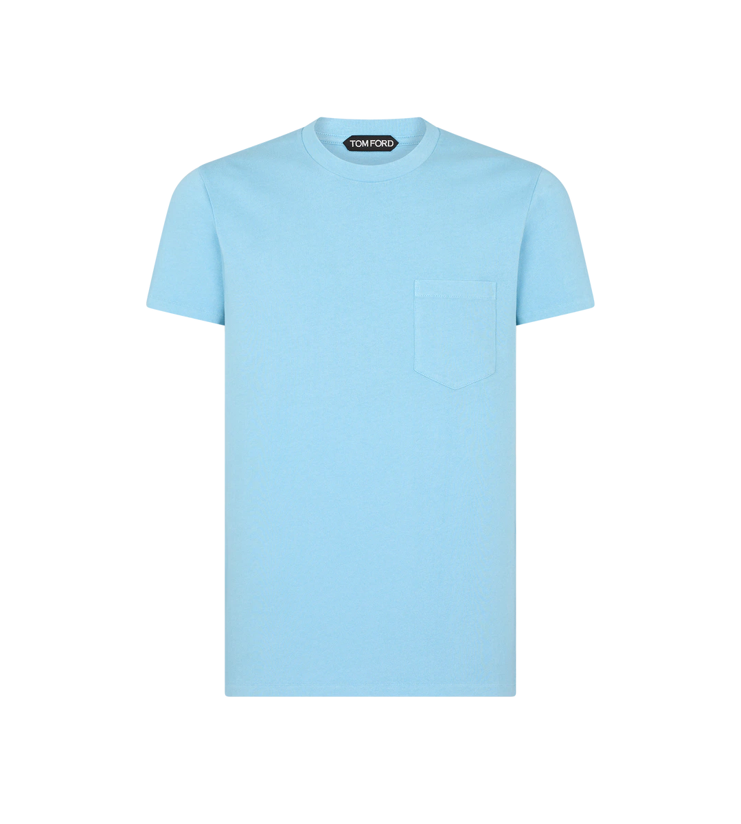 CAMISETA DE CUELLO REDONDO DE ALGODÓN TEÑIDO EN FRÍO