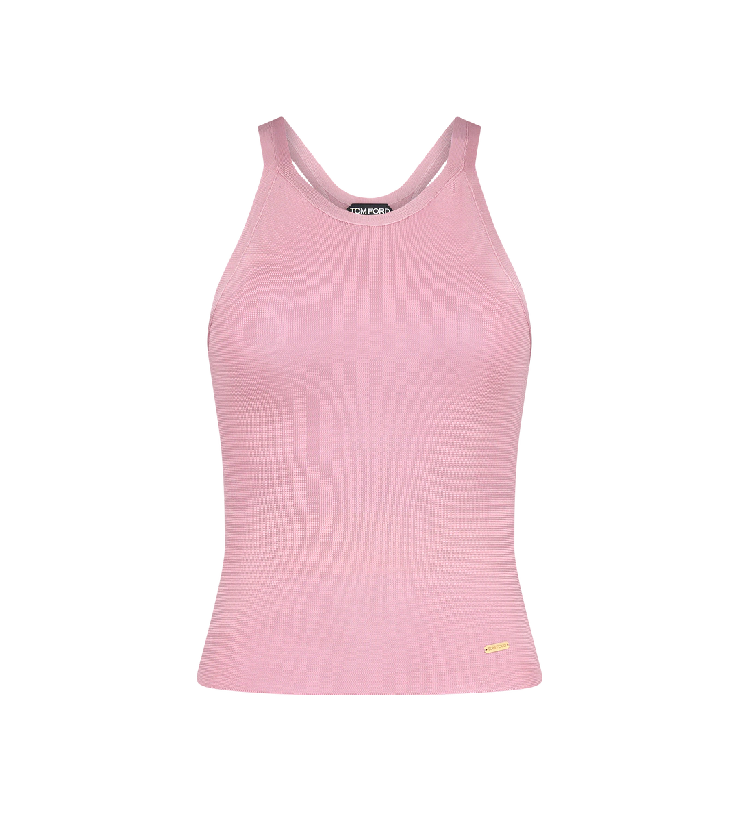 CAMISETA DE TIRANTES COMPACTA DE PUNTO DE SEDA FINA CON ESPALDA NADADORA