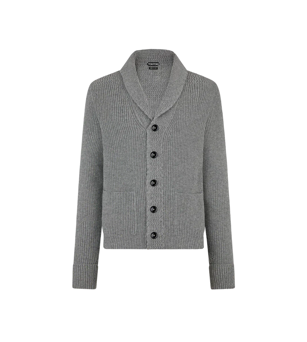 CÁRDIGAN DE CACHEMIRA CON CUELLO CHAL