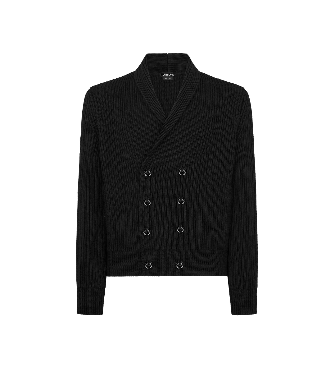 CÁRDIGAN DE LANA Y SEDA CON CUELLO CHAL