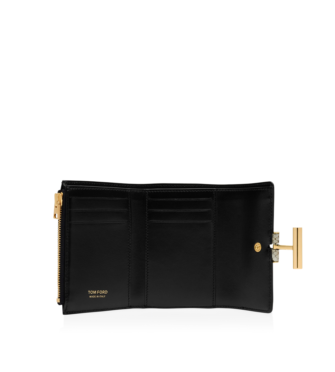 CARTERA COMPACTA TARA DE PITÓN ESTAMPADA CARTERA COMPACTA TARA DE PITÓN ESTAMPADA