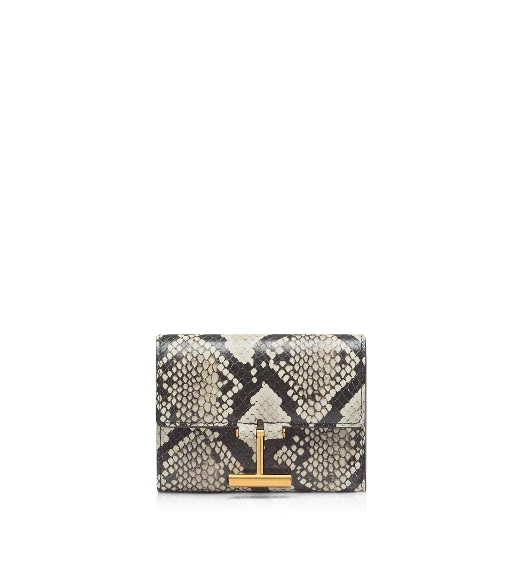 CARTERA COMPACTA TARA DE PITÓN ESTAMPADA