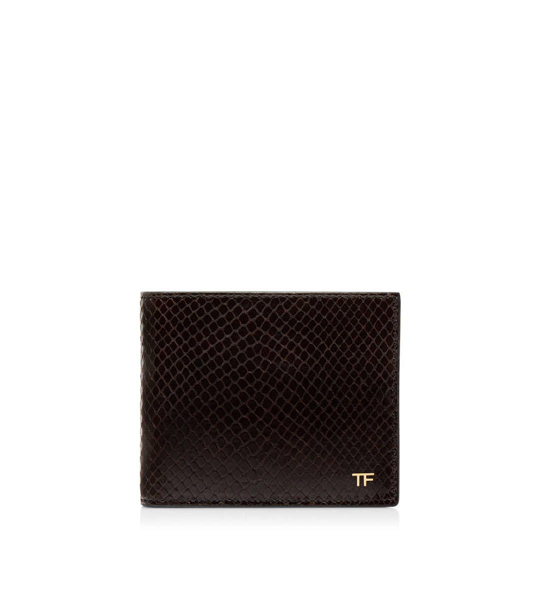 CARTERA PLEGABLE CLÁSICA CON ESTAMPADO DE PITÓN CARTERA PLEGABLE CLÁSICA CON ESTAMPADO DE PITÓN