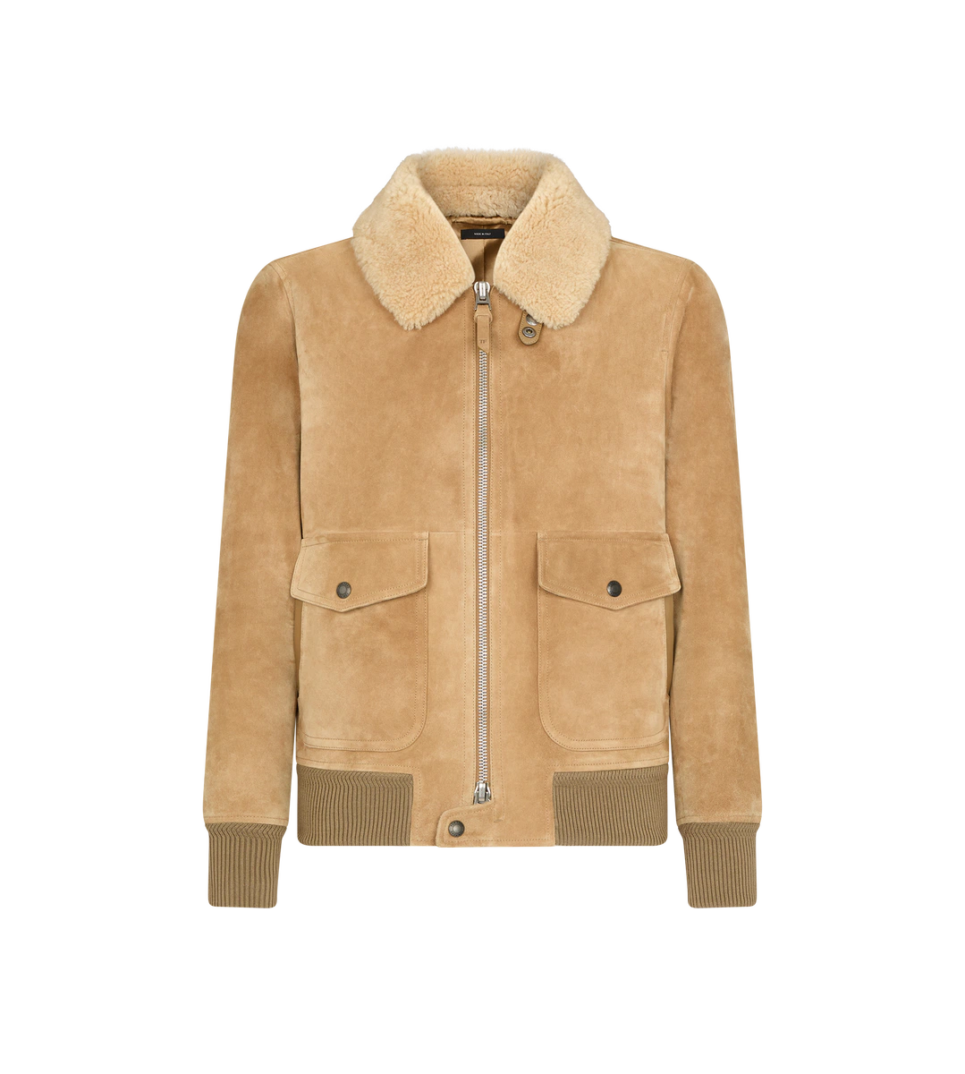 CAZADORA DE ANTE DE CACHEMIRA