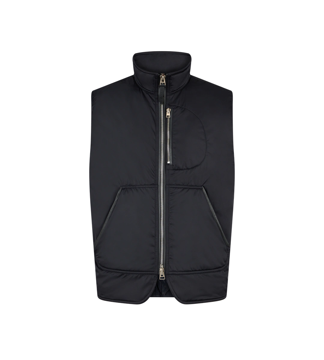 CHALECO DE SATÉN TECNOLÓGICO CON RELLENO LIGERO