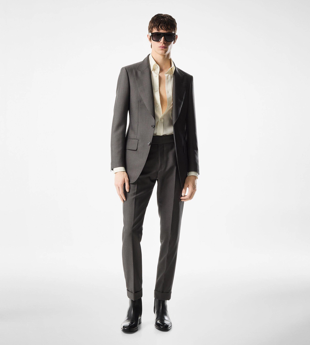 CHAQUETA ATTICUS DE MIKADO TEÑIDO EN HILO