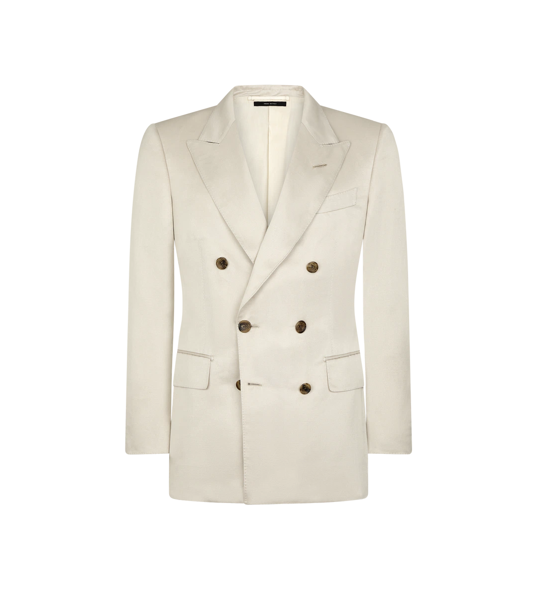 CHAQUETA DYLLAN DE SARGA DE LINO Y SEDA