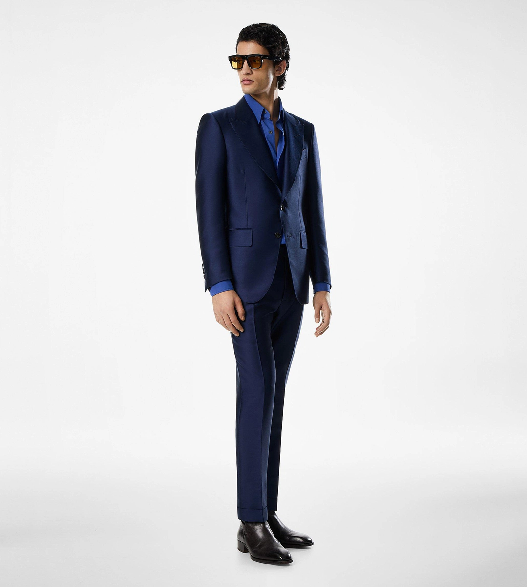 CHAQUETA DYLLAN DE SARGA DE SEDA Y MOHAIR