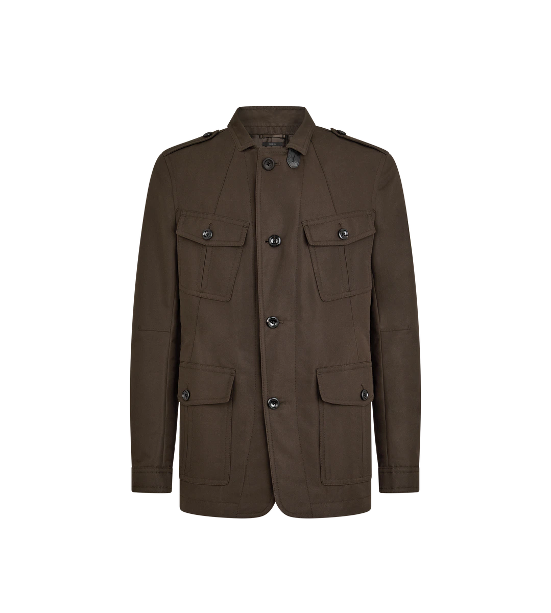 CHAQUETA MILITAR DE NYLON COMPACTA