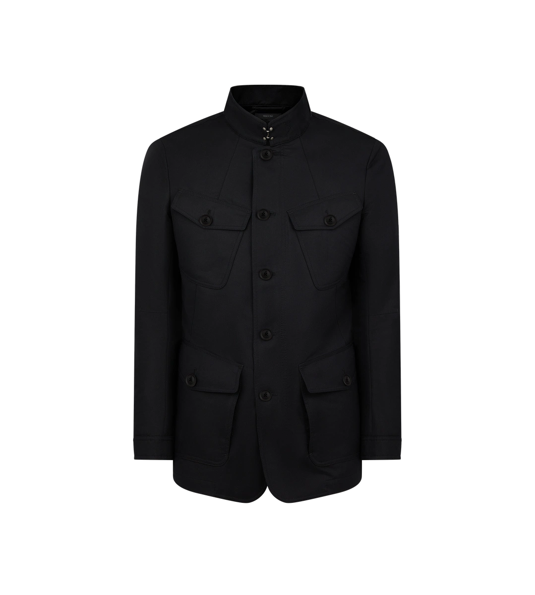 CHAQUETA MILITAR DE NYLON COMPACTA