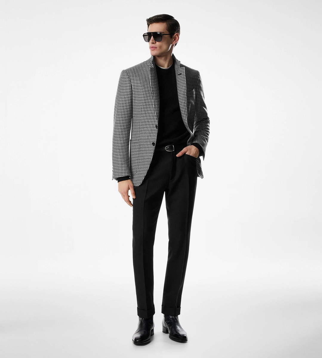 CHAQUETA SHELTON DE PIE DE POULE